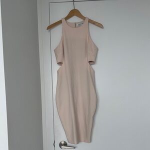 Elizabeth and James Blush Backless Dress